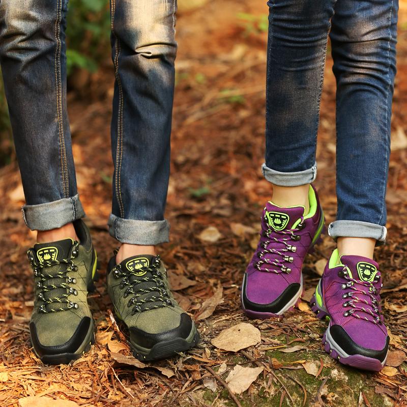 MCTIN Women Sports Shoes Men Sneakers Outdoor Hiking Non-Slip Low Top Couple Footwear