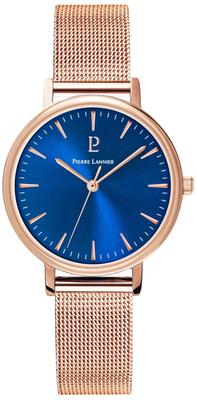 Часы Pierre Lannier Коллекция Symphony Mesh Belt P091L968 Импортные розовое золото x темно-синий [Pierre Lannier] Женские [Обычный продукт]