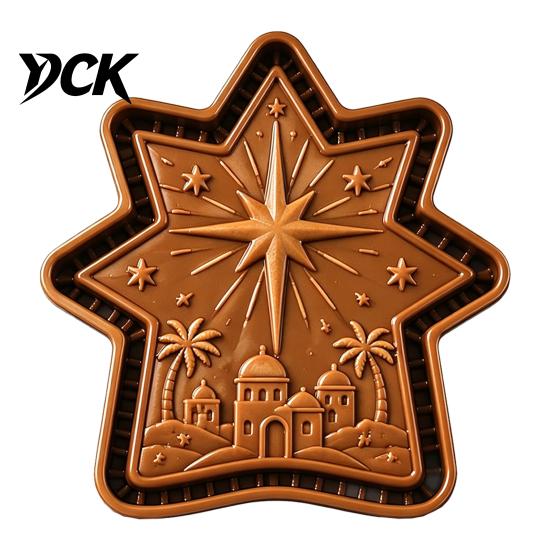 Faith Inspired Kitchen Gadgets Christmas Mini Pie Mold, Festive Dough Press And Cookie Holiday Pocket Molds Cutter, Religious Stamp for Seasonal