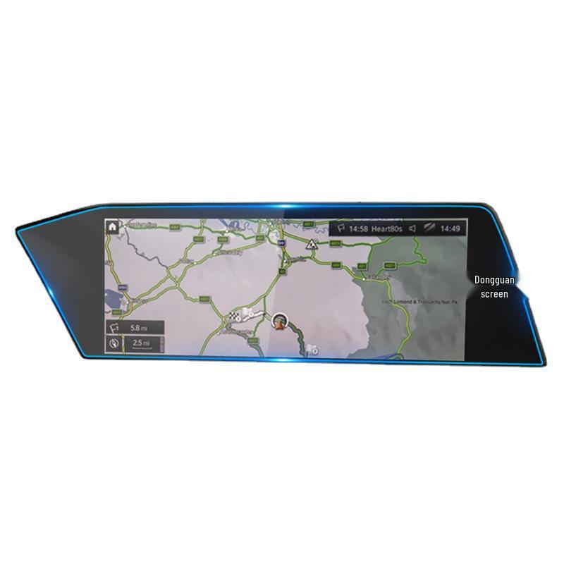 Защитная пленка из закаленного стекла, устойчивая к царапинам, для навигационного и центрального экрана BMW X7/X6M/XM