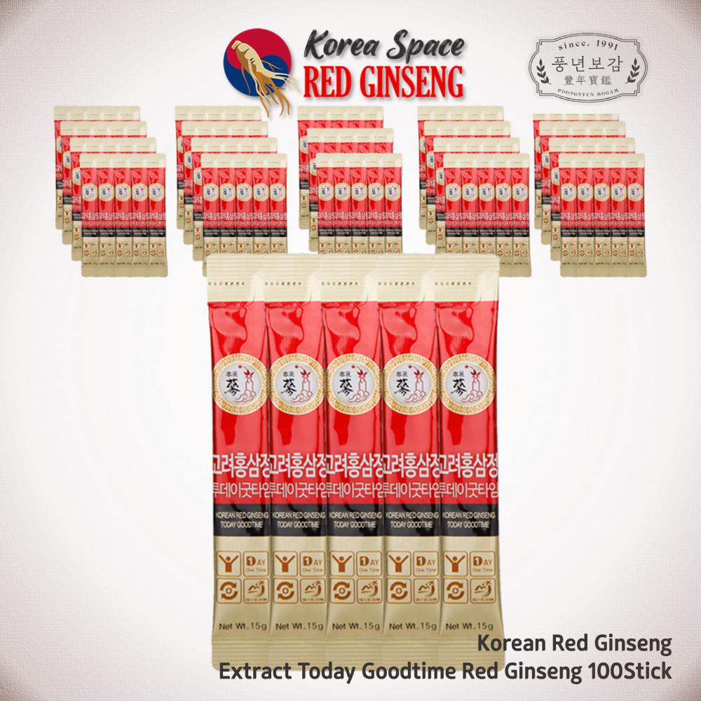 [Poongnyeonbogam] Poongnyeonbogam Экстракт корейского красного женьшеня Today Goodtime Red Ginseng Stick