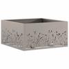 Fire Pit Brown 60 x 60 x 30 cm Weatherproof Steel