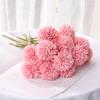 3PCS Hydrangea Artificial Flowers Fake Dandelions Bouquet Wedding Decoration Home Room Decor DIY Pompon Bridal Accessories