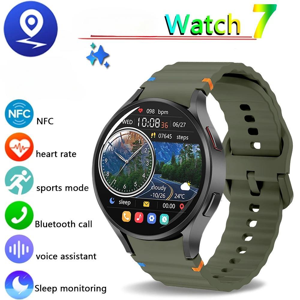 2025 Новые Смарт-часы 7 Серии 44мм Мужские GPS-трекинг NFC Управление Смарт-часы Трекер здоровья BT Звонок Смарт-часы