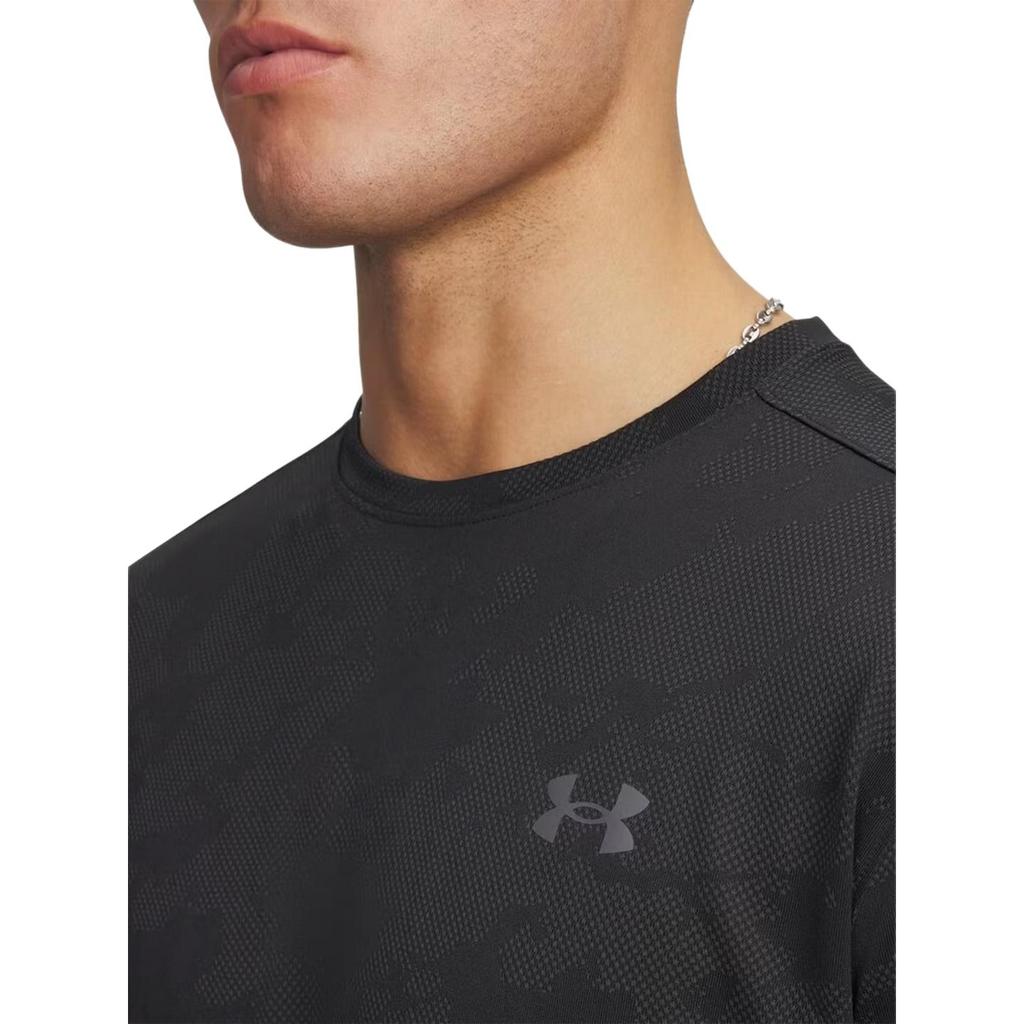 Under Armour Мужская футболка Tech Vent с жаккардовым логотипом, круглым вырезом, коротким рукавом, топ 1390047-001