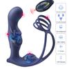 Мужской массажер простаты для промежности, беспроводной пульт дистанционного управления, Анальная пробка, кольцо для члена, 11 режимов, вибратор, товары для взрослых с задержкой эякуляции
