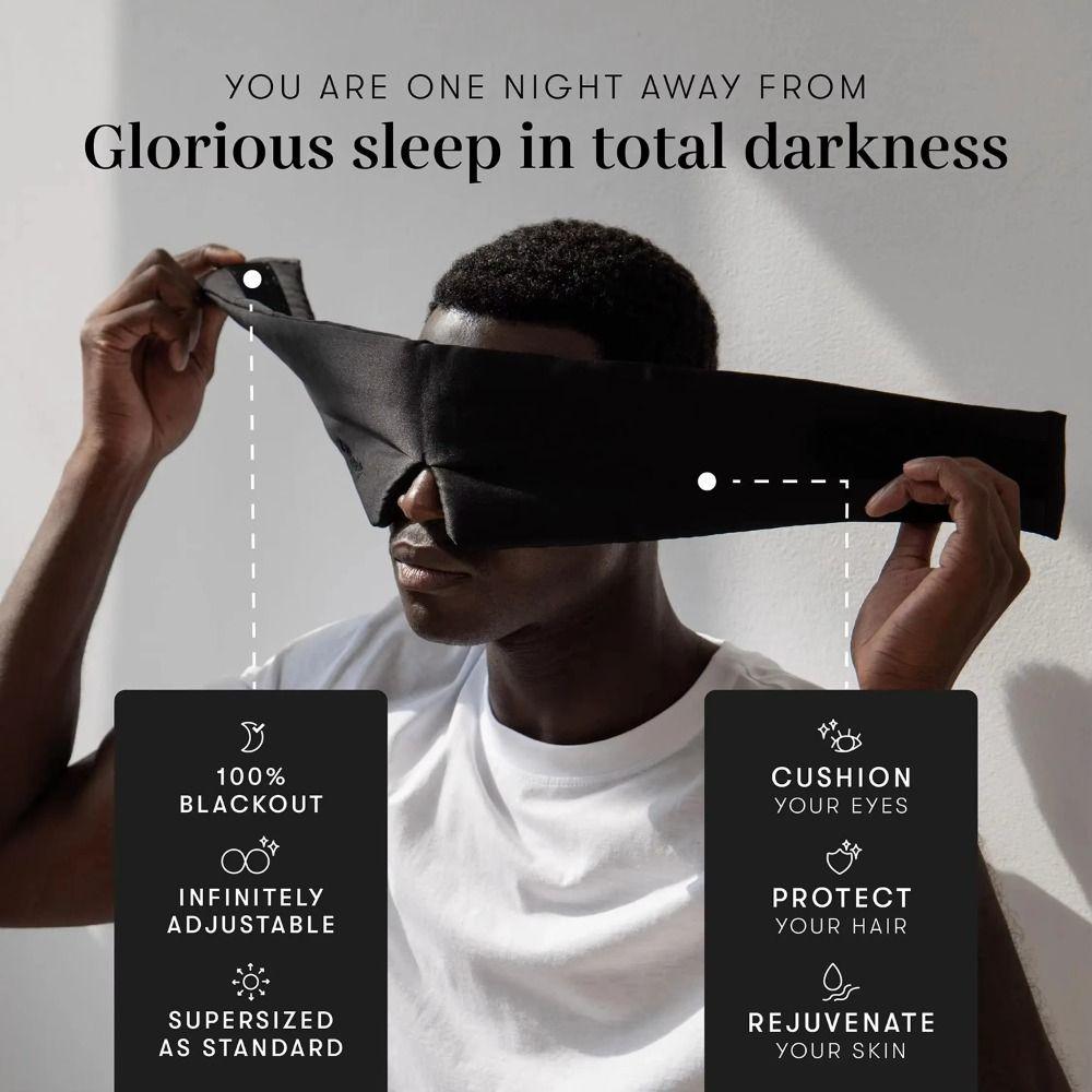Soft Blocking Light Eyemask Silk Eyeshade Patch New Sleeping Mask Eyepatch for Travel & Nap