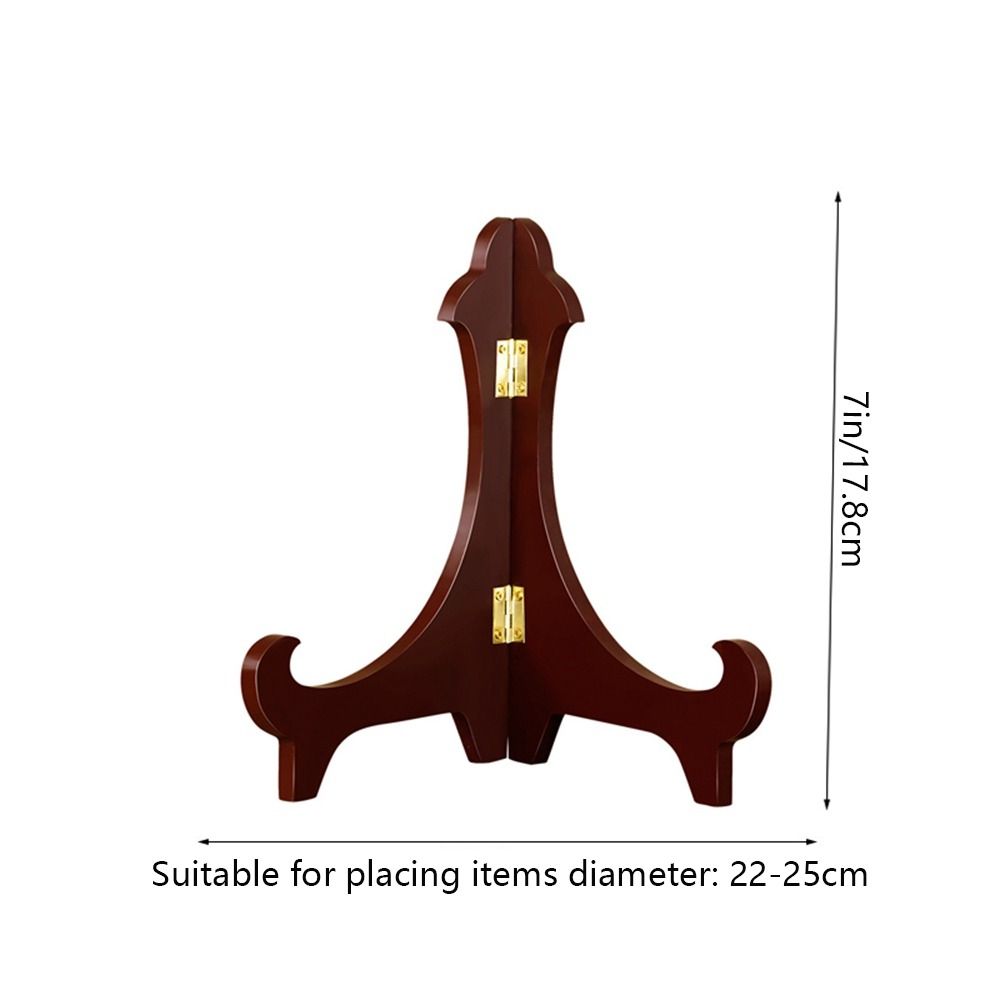 Quality Adjustable Foldable Tea Cake Dish Home Decor Display Stand Plate Rack Easel Storage Rack