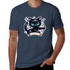 Cat Black Sagittarius TShirt Stylish Graphic Short Sleeve Top