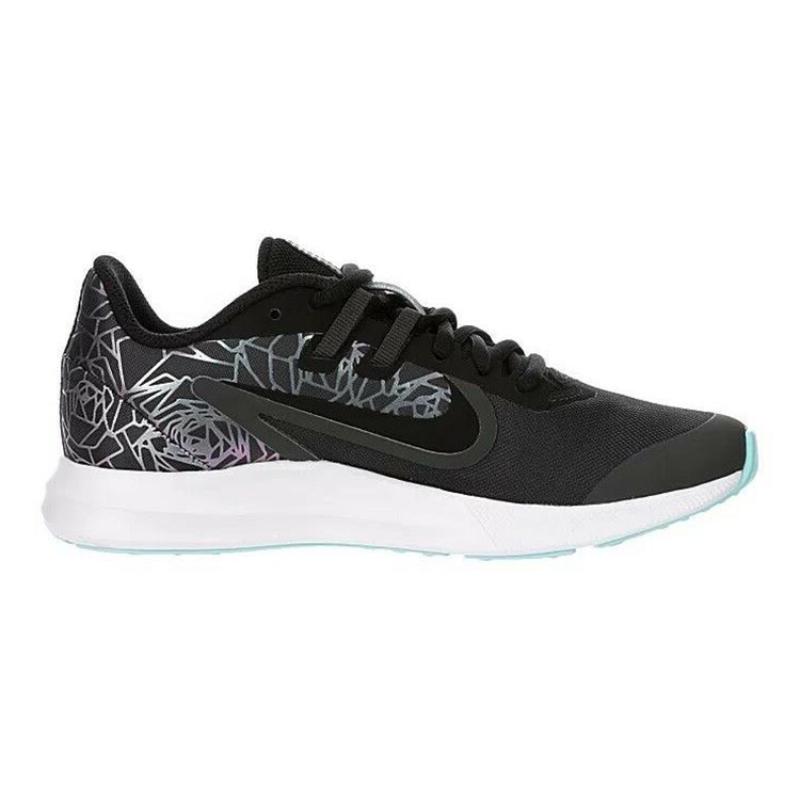 Nike Downshifter 9 Rebel 'Black White Blue' Gs CI2686-001