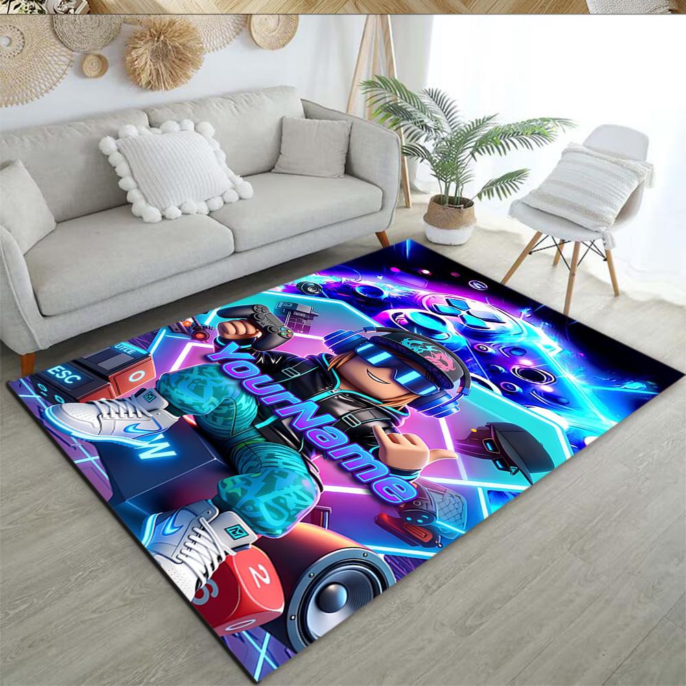 Roblox 144 Personalized Text Carpet Perfect for Study room Dormitory Game Room Dining Room Antislip Carpet Decorate Offices Gift for Festivals