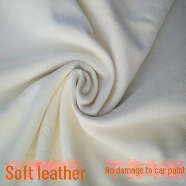 Deerskin Car Wash Towel - Lint-Free Suede Sheepskin Glass Cleaning Rag