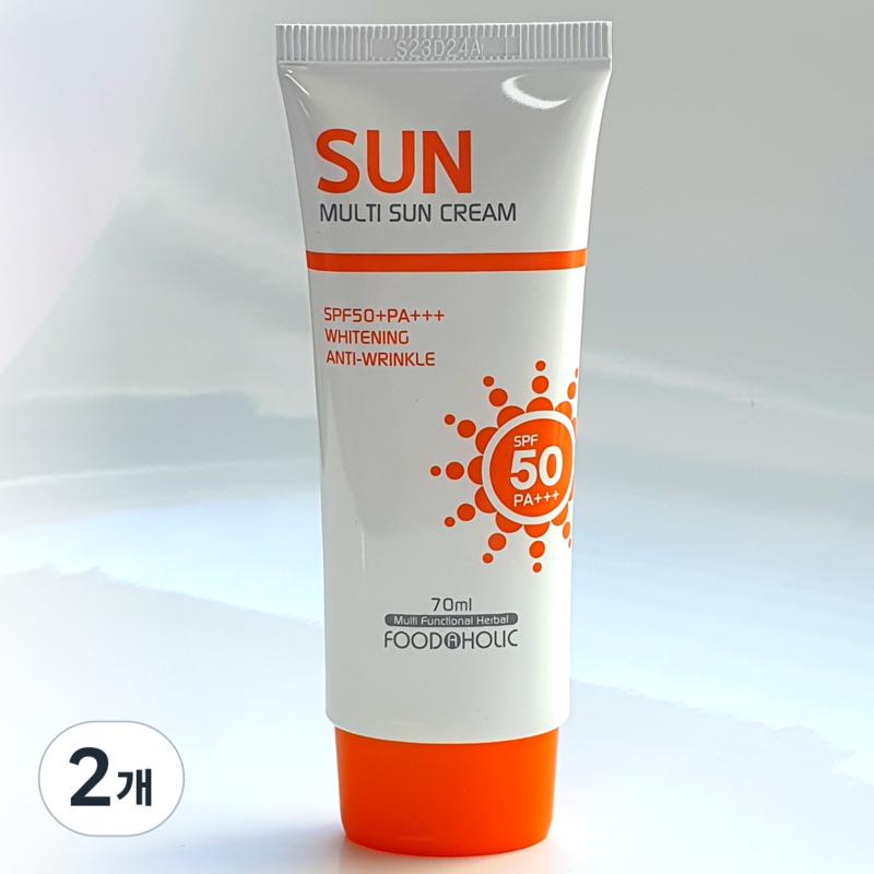 Foodaholic Multi Sun Cream SPF50 PA+++, 70ml, 2 pcs