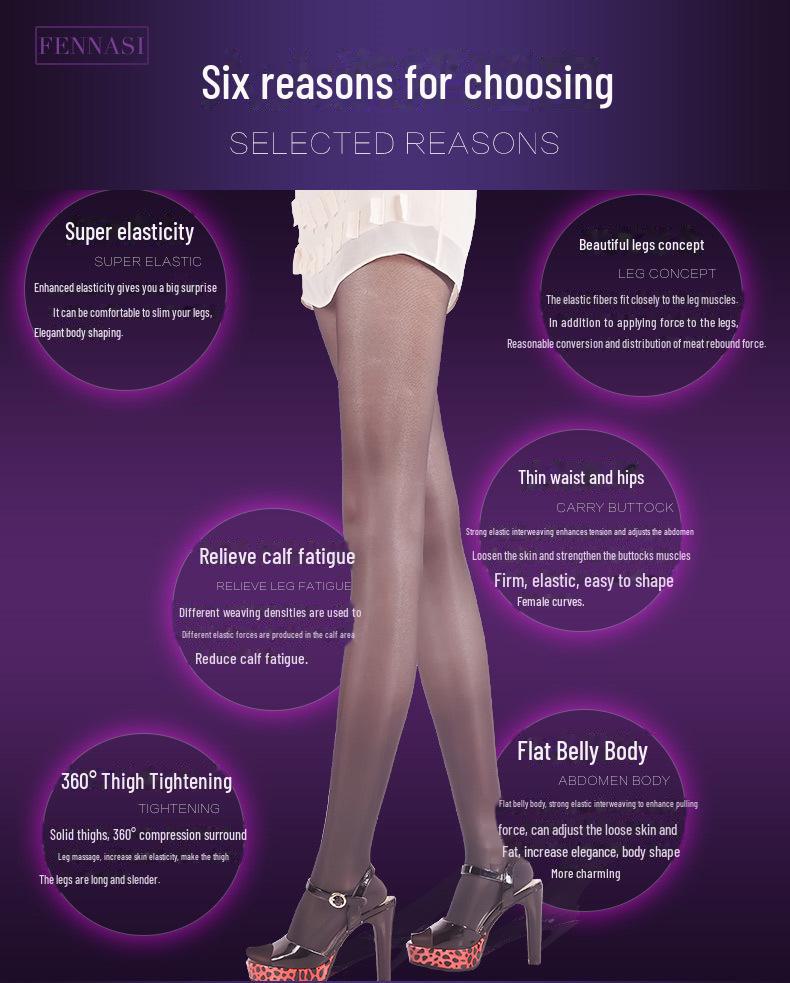 Женские тонкие чулки Fenna 15D Micro Pressure на весну и лето