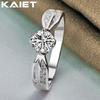 Серебро 925 Прозрачный Кристалл 7-10 Кольцо Свадебный Шарм Аксессуары Для Женщин Украшения
