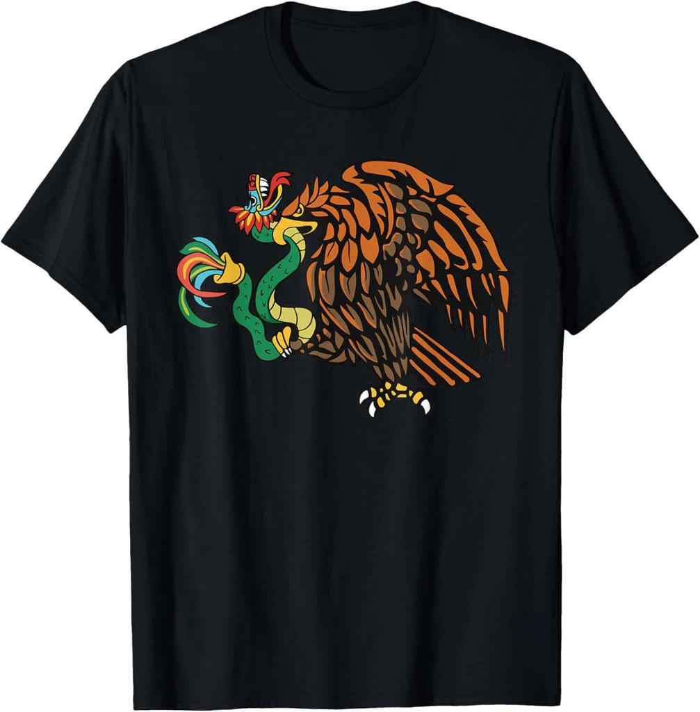 Quetzalcoatl Aztec Feathered Serpent Eagle Mayan Inca Toltec T-Shirt
