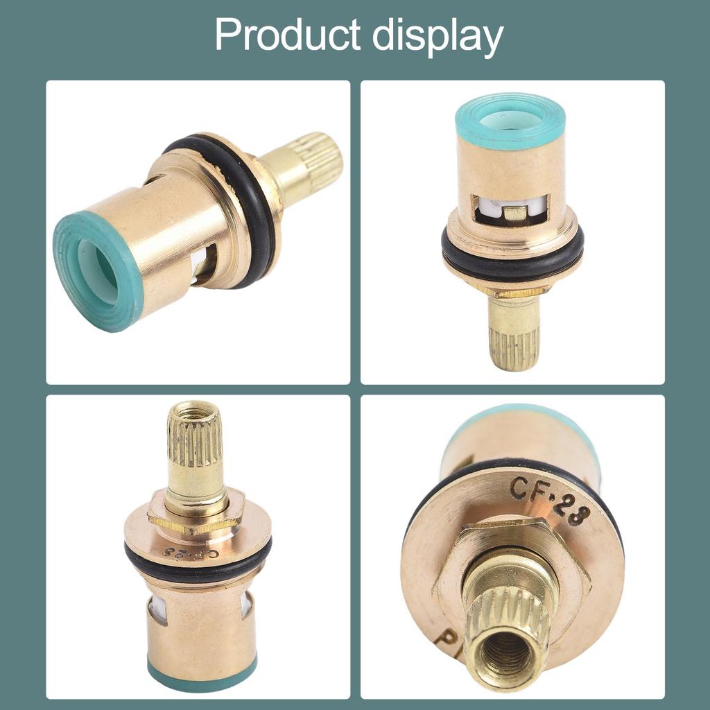 Медный керамический дисковый клапан-картридж с резиновым уплотнительным кольцом