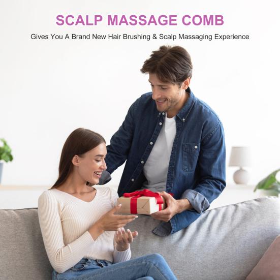 Электрический массажер для кожи головы, аппликатор масла для волос IPX7, водонепроницаемый прибор против выпадения волос, перезаряжаемый дозатор масла для роста и ухода за волосами
