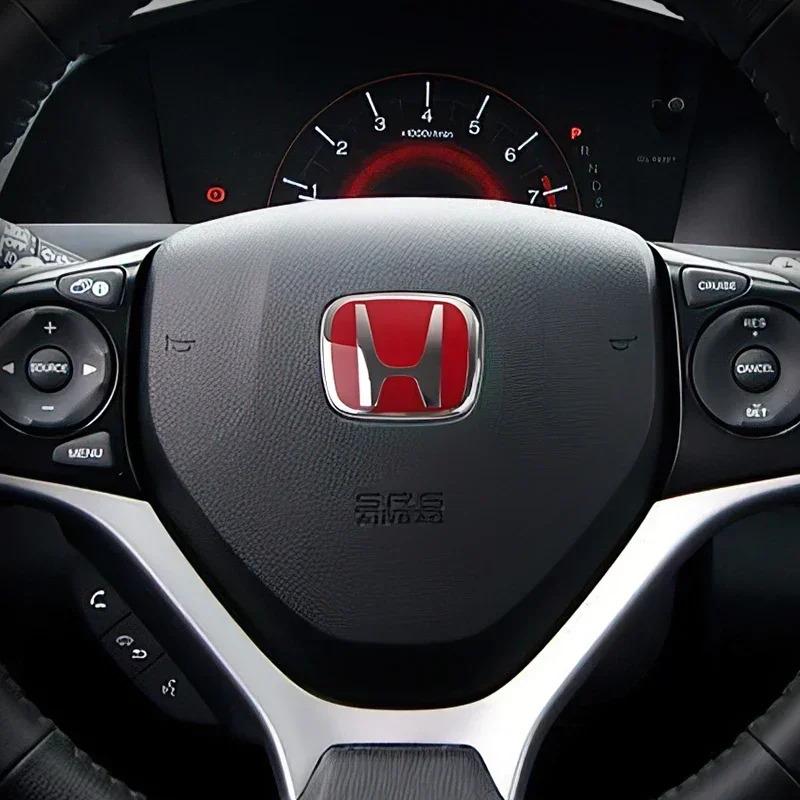 Honda Наклейки на значок автомобиля Honda Civic Accord CR-V из АБС-пластика с гальваническим покрытием Для Civic 10-11-го поколений, Accord 9.5-го, 10-го поколений, CR-V 06-22 Модификация Логотип автомобиля