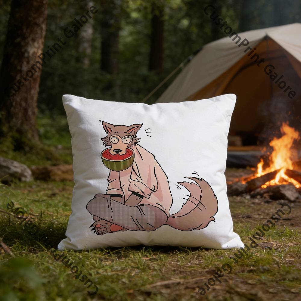 LLegoshi BBeastars Square Throw Pillow Cover Multiple Sizes Soft for Sofa Bedroom Living Room Home Decorative