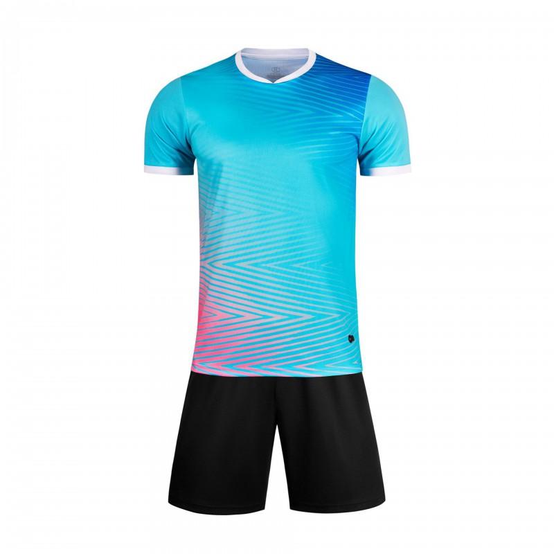 Mens Breathable Quick-Dry Soccer Jersey Set Team Training Matches Fall Winter