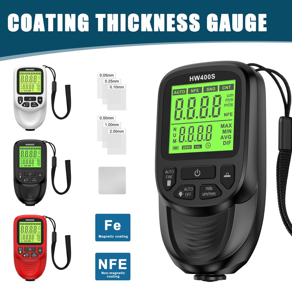 Paint Thickness Gauge Car Coating Thickness Meter for Used Car Buyers Paint Mil Thickness Meter Gauge Check The Car's Original Coating