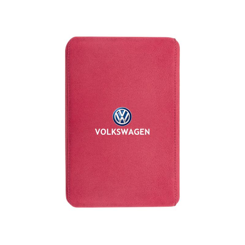 hijk1 Car Armrest Box Heighten Mat Suede Hand Pad For VW Golf Tiguan Jetta GTI Transporter Passat T5 Polo Touran Scirocco Arteon T-ROC