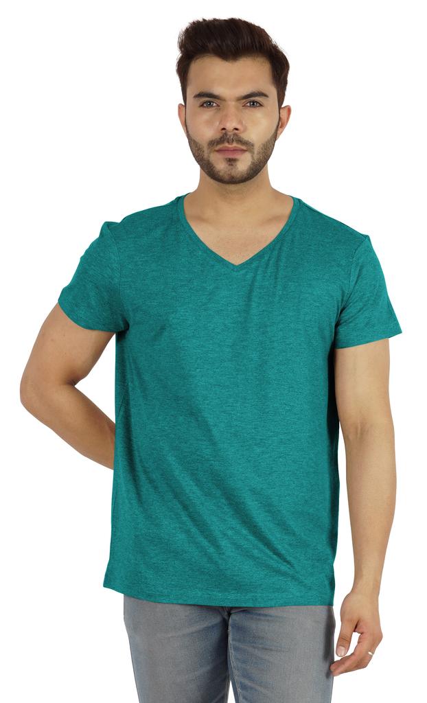 Inkmeso Футболка с V-образным вырезом, мужские базовые рубашки, повседневная хлопковая футболка с коротким рукавом