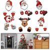 Christmas Fence Decoration DIY Garden Fence Sign Outdoor Xmas Decor Santa Clause