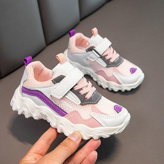 Детские летние легкие повседневные однотонные сетчатые туфли на мягкой подошве, нескользящие кроссовки для бега, противоударные уличные прогулочные кроссовки