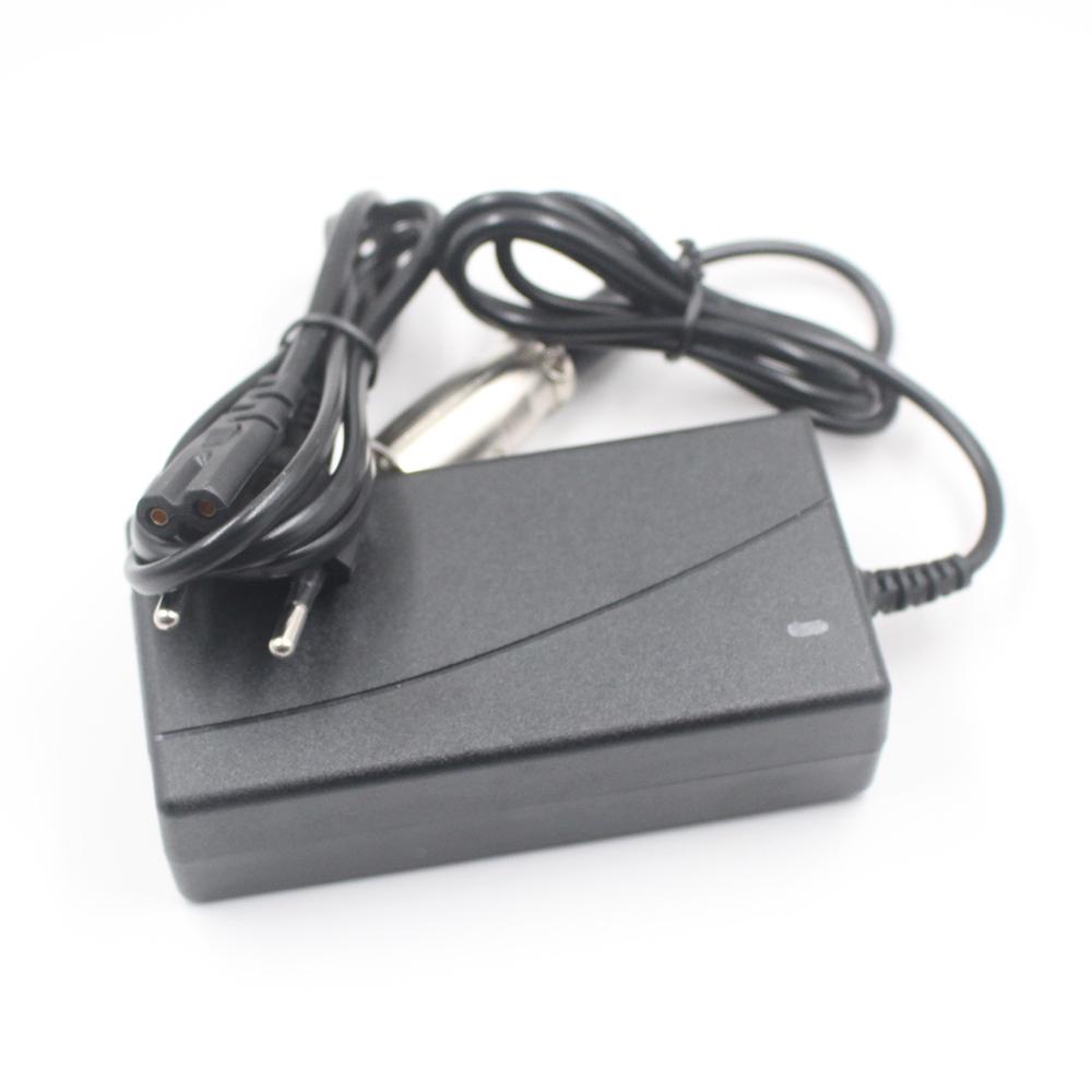 42V 2A 42V2A Charger For 36V 18650 Lithium Battery Pack With 3-Pin XLR Socket Connector EU US AU UK