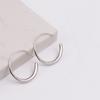 925 Sterling Silver Large Hoop Earrings for Women French Thin Gold Silver Earrings Jewelry Wholesale New