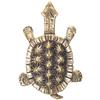 Golden Turtle Statue Sculpture Brass Drawer Decorative Model Figurine Office Vintage