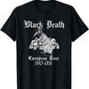 Графическая футболка «Черная смерть» готическая одежда история европейского тура унисекс для взрослых