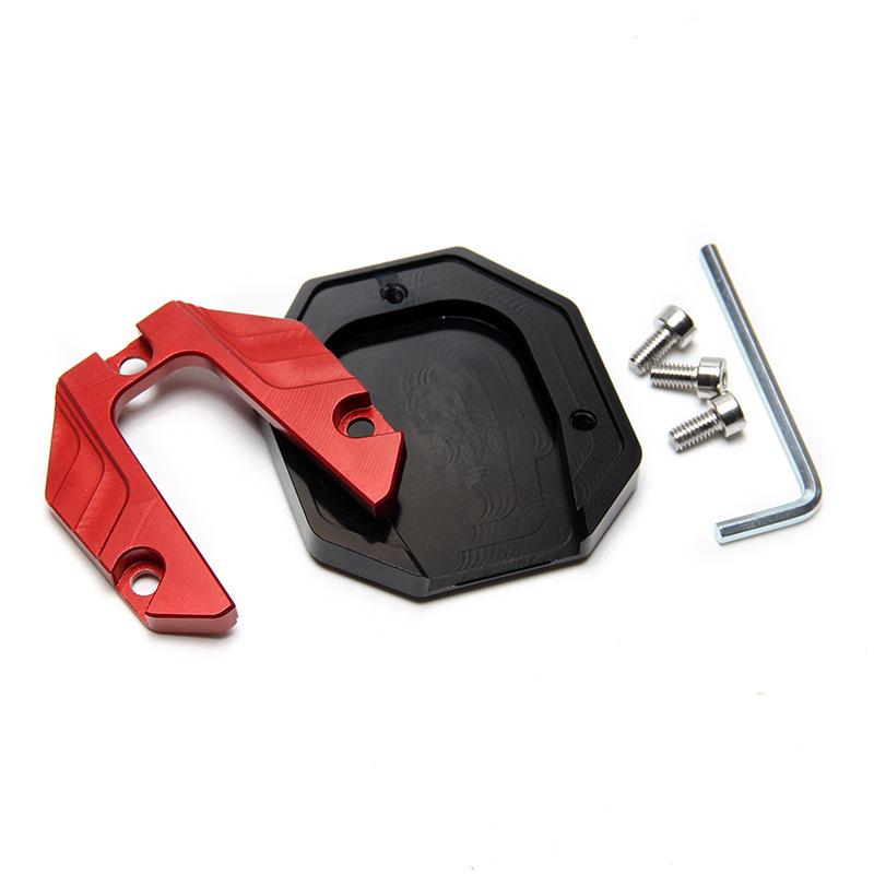 Universal Scooter Motorcycle Bike Kickstand Extender Foot Side Stand Extension Pad Support Plate Anti-skid Enlarged Base