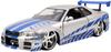 Jada Toys Серия Форсаж Брайан 2002 Nissan Skyline Серебристый Готовое изделие и 1/24 GT-R (Р34)