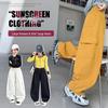 Трендовые широкие брюки-карго с саблей для девочек 2025 на весну и осень