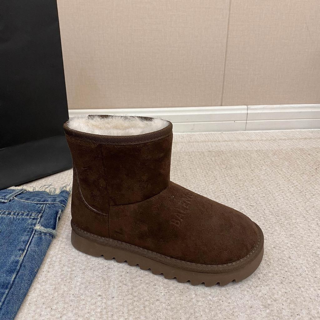 [Фанфна] Туфли-хлебушки зимние ботинки женские 2025 новые осенне-зимние бархатные утолщенные нескользящие теплые универсальные хлопковые туфли