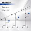 SOONPHO Century Stand 2M C Stand Photography Light Stand with 128cm Boom Arm and 2 Grip Stainless Load Capacity Suitable for Photography Speedlight