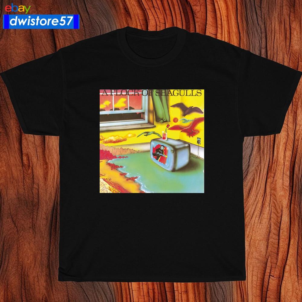 A Flock of Seagulls Music T-Shirt Logo Many Colors S to 5XL Made In USA Unisex T-Shirt