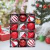 12 Pieces Christmas Tree Ball Ornaments, Hanging Decoration for Xmas Party