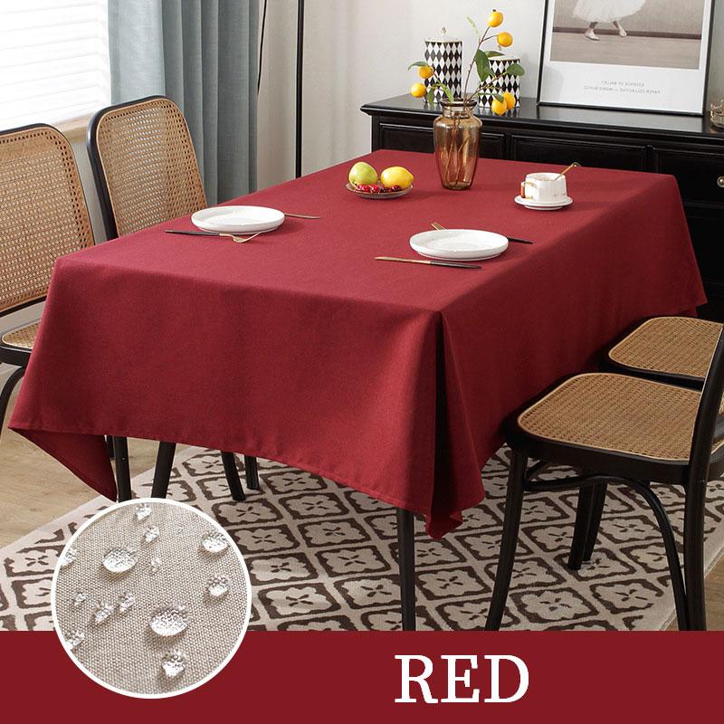 WaterProof Decorative Table Cloth Rectangular Tablecloths Dining Table Cover Simple and Modern TableCover Cloth