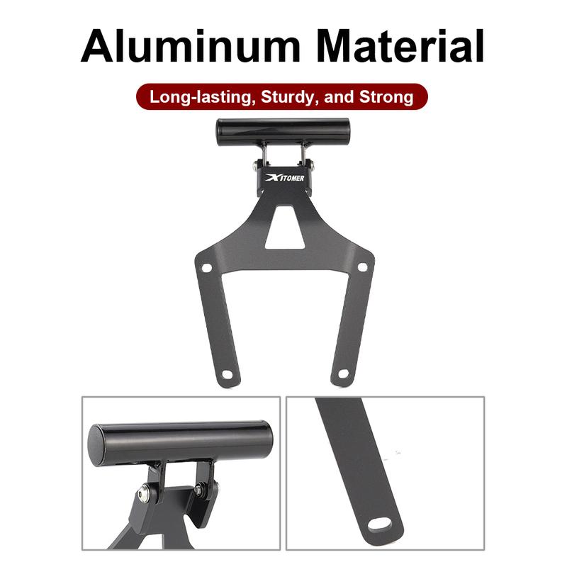For Kawasaki ZH2 2024 2025 Motorcycle Aluminum GPS Navigation Bracket Phone Adapter Holder Support Mount