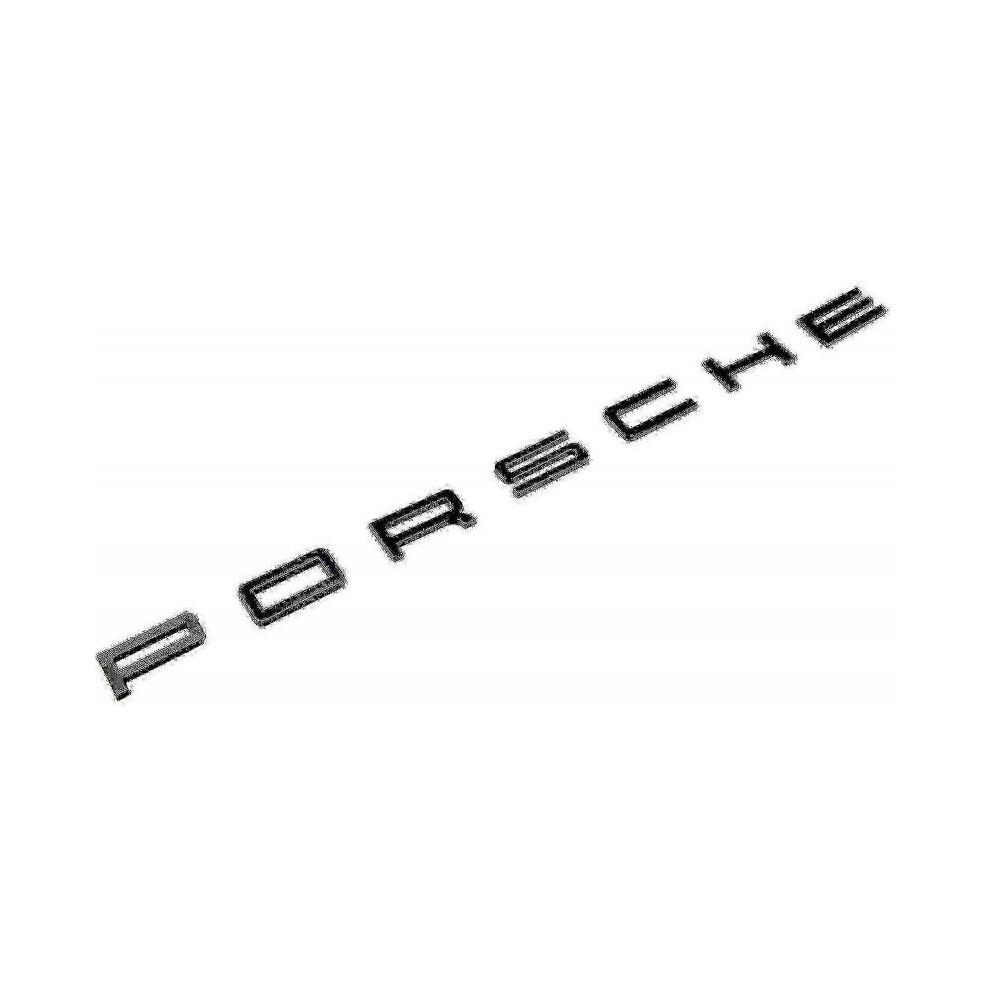 Черный Глянцевый Задний Значок-Эмблема Багажника Porsche для 911 Carrera, Cayenne Turbo, GT3