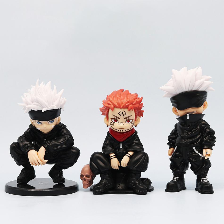 1-3P Jujutsu Kaisen Anime Figure 3 Style Satoru Gojo Action Figure Lord Of The Curse Sukuna Statuette Collection Model Doll Toys