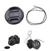 52mm Center-Pinch Snap-On Front Lens Cap For Nikon