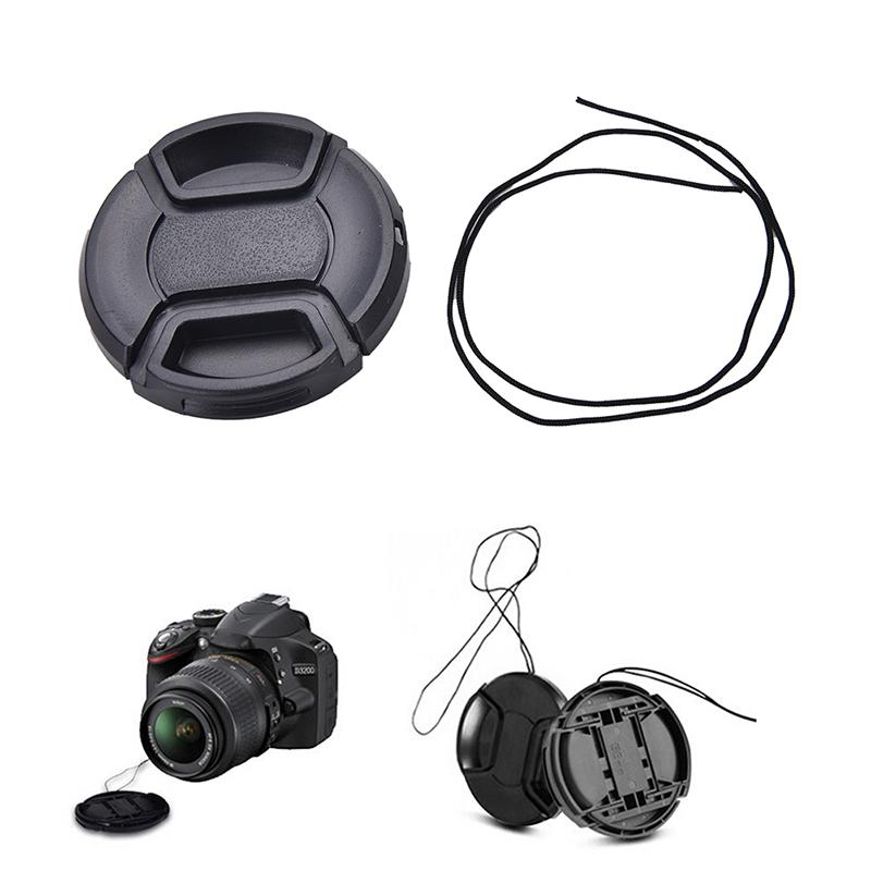 52mm Center-Pinch Snap-On Front Lens Cap For Nikon