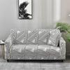 Printed Sofa Cover Stretch Couch Cover Sofa Slipcover Furniture Protector with Skid Foam Sticks and Elastic Bottom for Kid, Pets