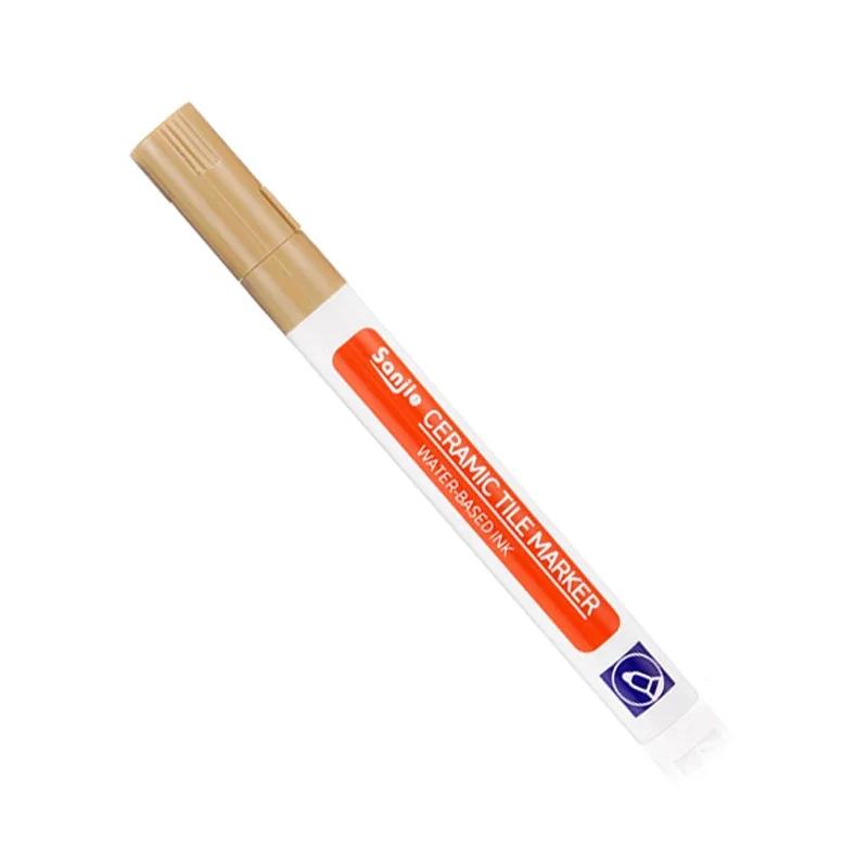 Белый водонепроницаемый маркер для плитки, ручка для затирки швов, ручка для настенных швов, 10 цветов по желанию, для плитки, пола, ванной, дезинфекции, ремонта швов