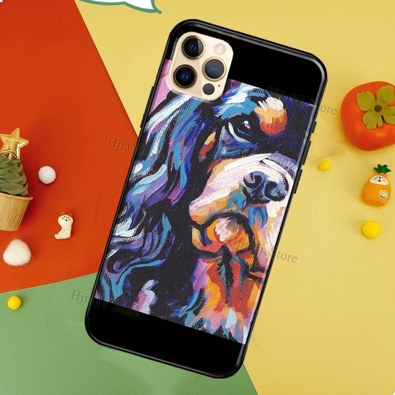 Чехол для телефона с изображением кавалер-кинг-чарльз-спаниеля для iPhone 13 11 14 12 Pro Max 7 8 Plus X XR XS Max SE 2020 12 13 Mini Задняя крышка